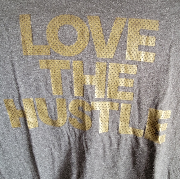 Adidas tshirt" Love the hustle" 2X New no tags - Picture 2 of 5